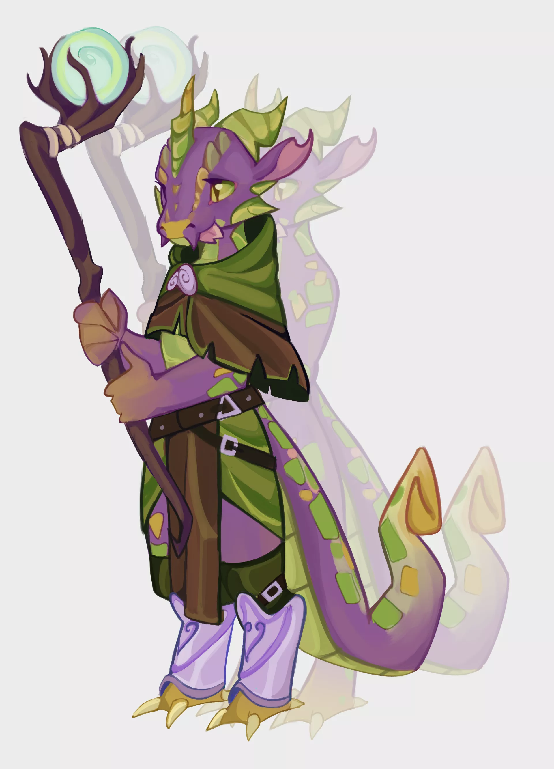 kobold inspired by spike! (art by me) posted by Ana_Ori