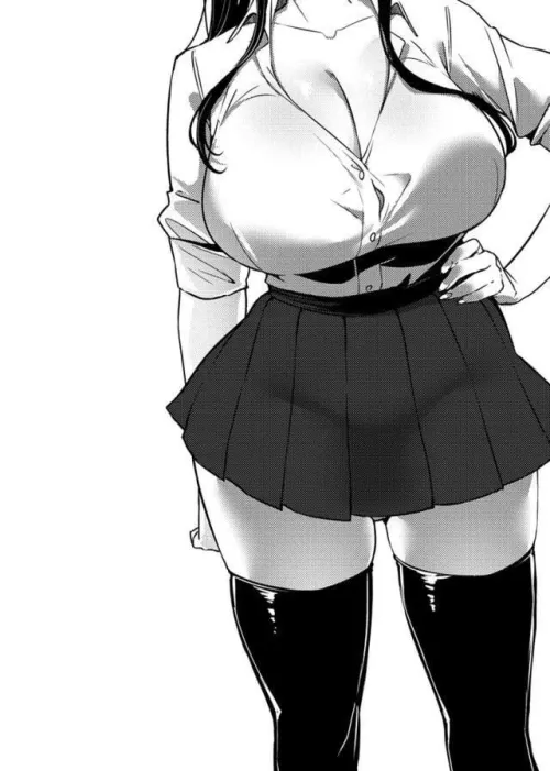 LF Mono Source: big breasts, white shirt, skirts, thick thighs, thigh highs by Justaguybeingadood