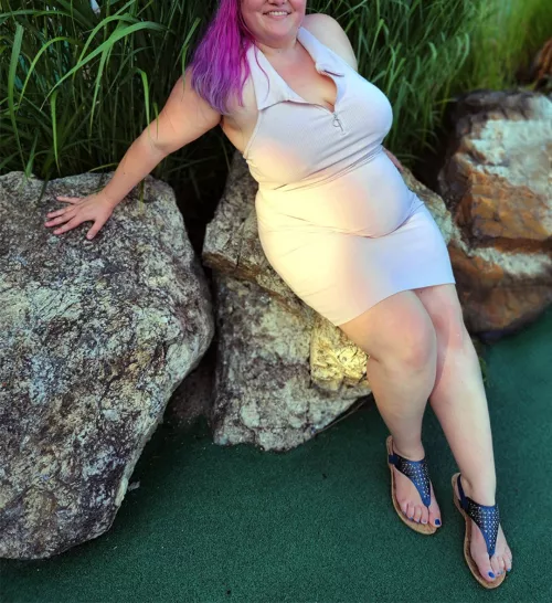 Mini golf is better without panties or a bra. Wouldn't you agree?  by VeryJuicyLucy