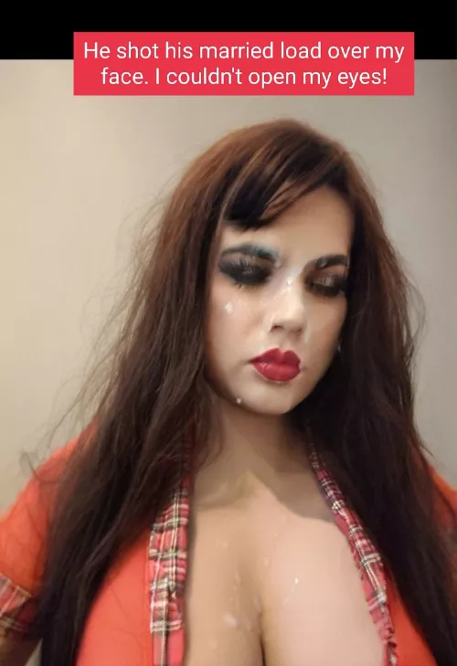 My Eyes glued shut with his thick cum by Lexi-brooke