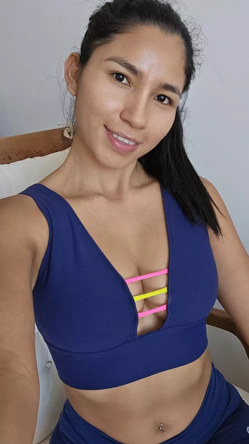 Really want to get out of this tight bra after workout by Christina_Latina