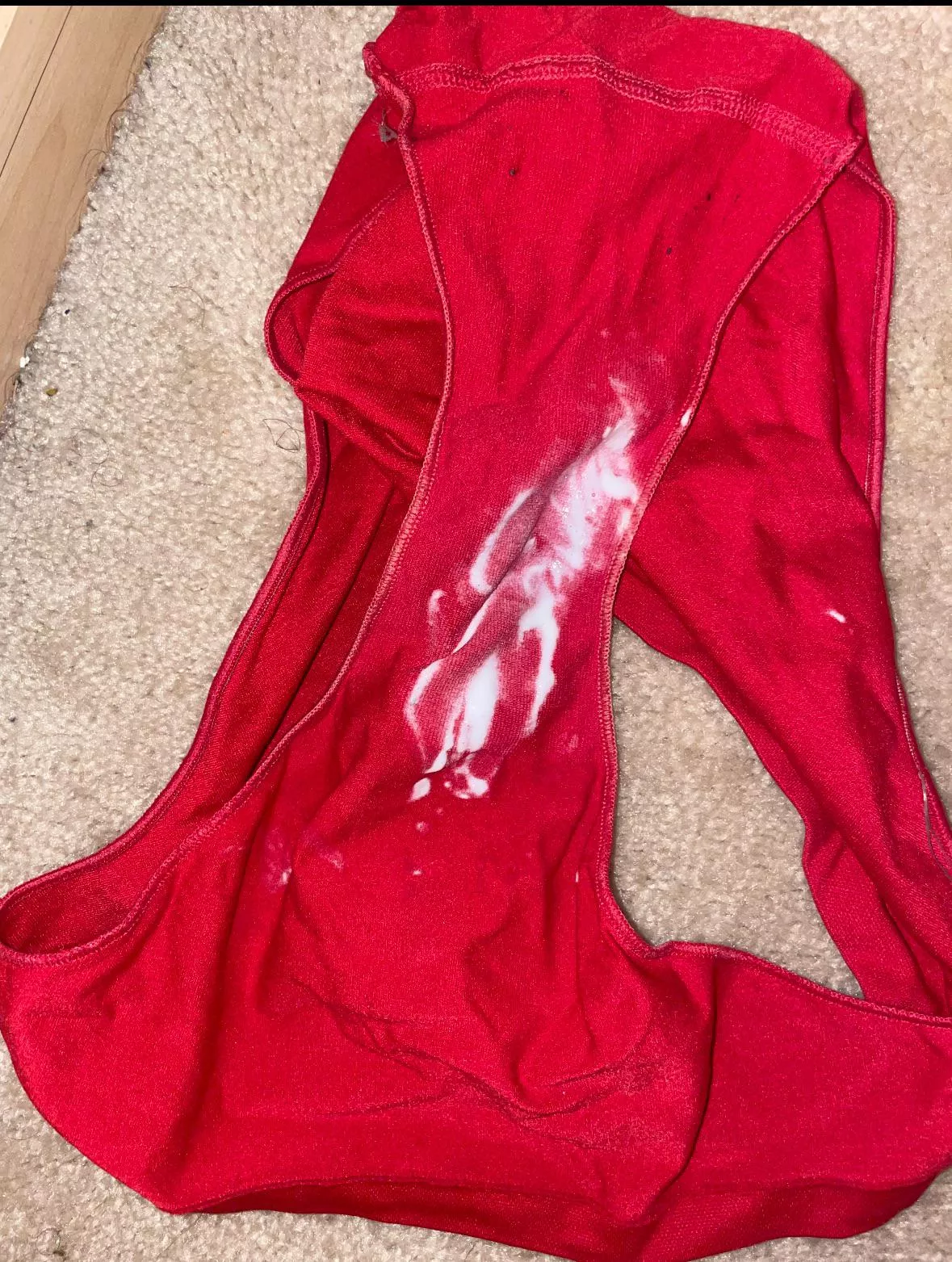 Super creamy this morning it will be more once I check again who wants to rub there stick on them;)  posted by juicymilf112