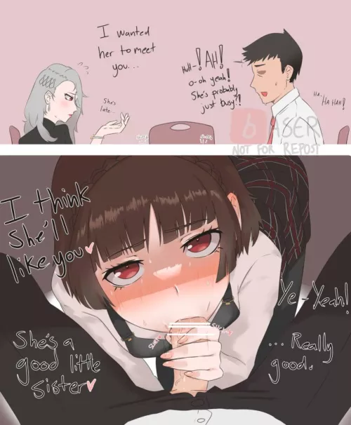 The boyfriend meeting girlfriend's little sister (18+) [Baserguy] by QueenAllora