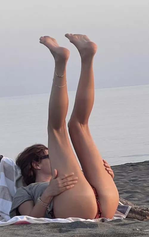 The day on the nude beach is on the end. Getting ready to leave but wife, MILF 39, likes to show what she needs. Just for them to know for the next time.   by Adventurous-Eye9009