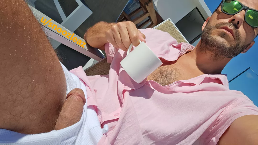 Warming up to the day. posted by snoozleaz