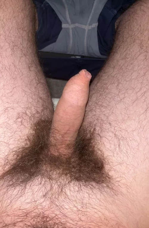 22 dc, playing with my semi-hard uncut cock in my college dorm by average_pit_guy