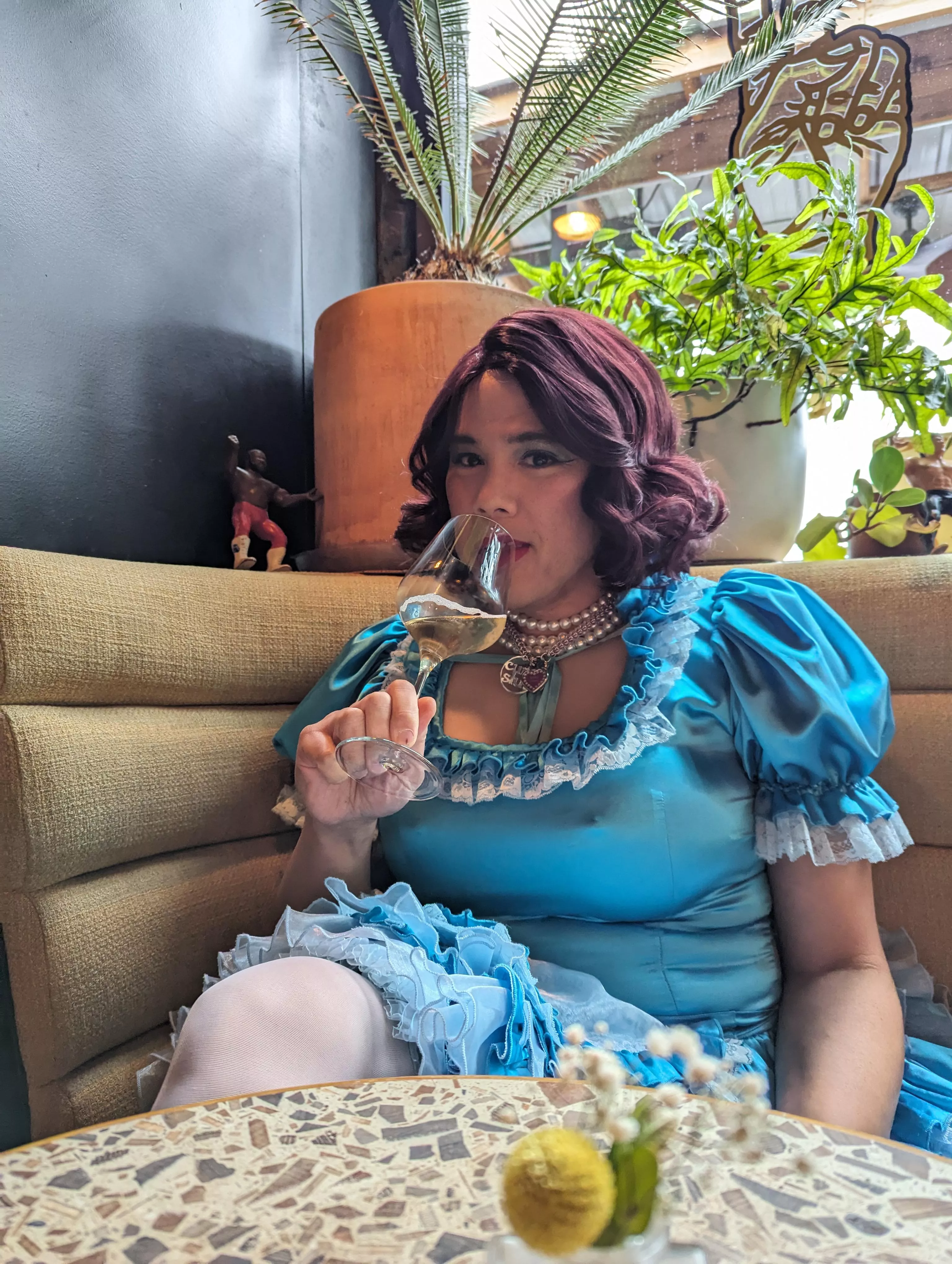 Anyone want to meet up for a little wine with this sissy? posted by sissycandiesparkle