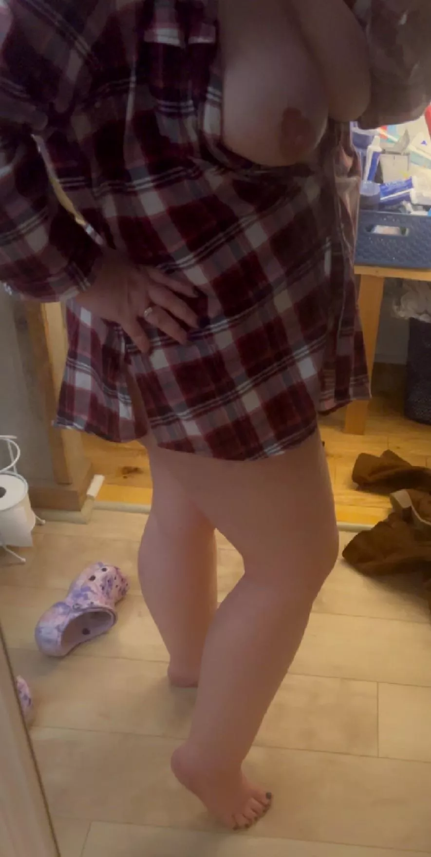 Cool weather means Flannel 🥶 posted by Athena92023