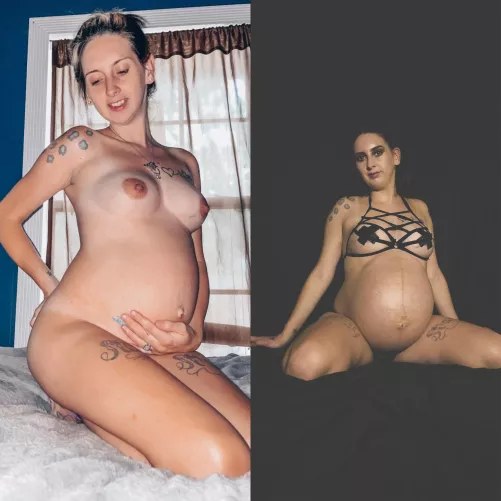 Does my pregnant belly make you horny for me by TinyHornsBigbooty