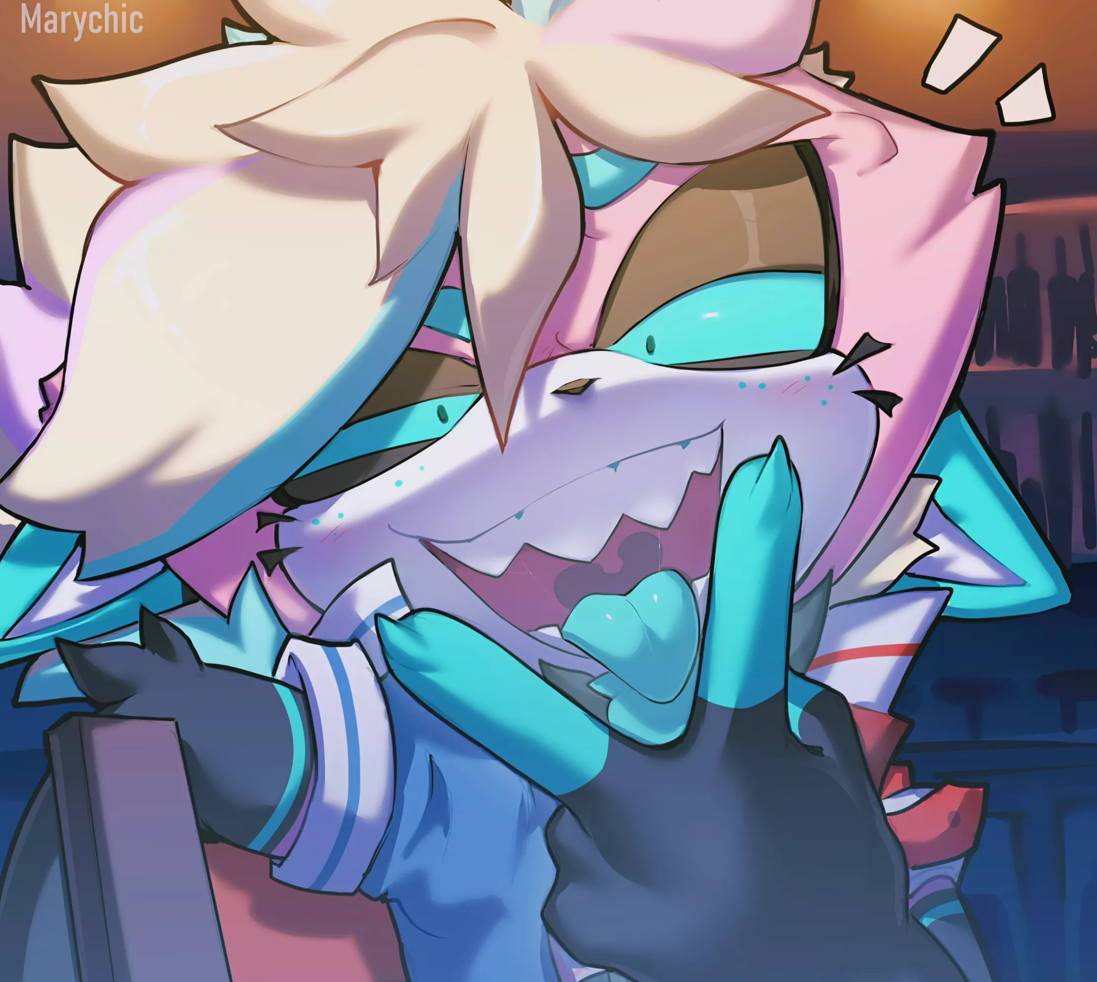 Doing more art of my cat being sassy and smug (Art by me) posted by Marychic3908