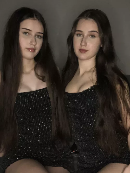 Double the fun with us😈 We look so innocent here but wild inside🥵🍌 by latina_x33