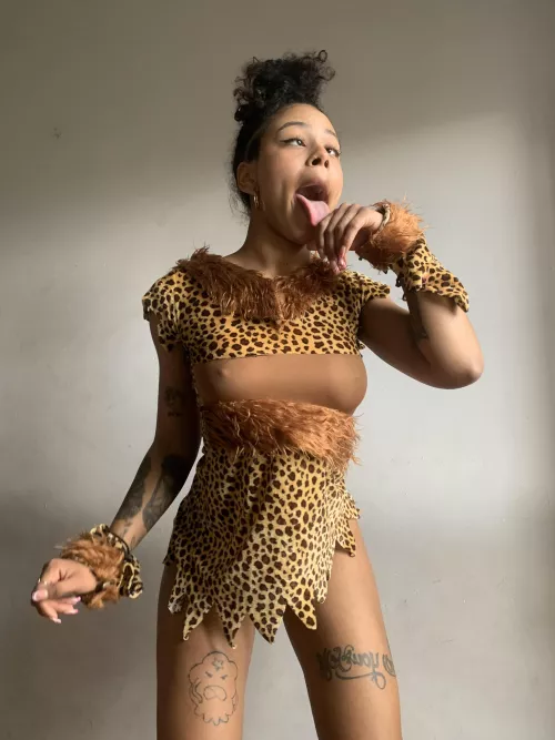 Even a wild cat likes to lick everything by Bawdycollect715