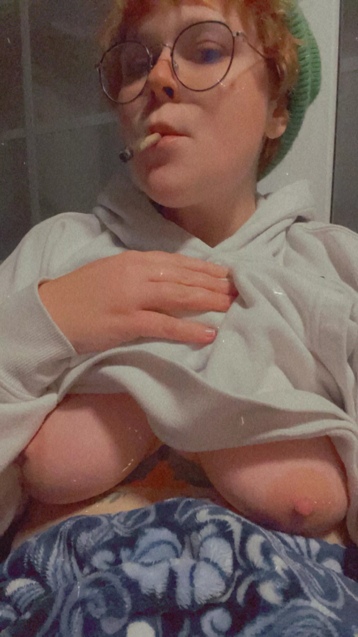 [F] finishing off my pre-roll at night posted by Autism_Depot