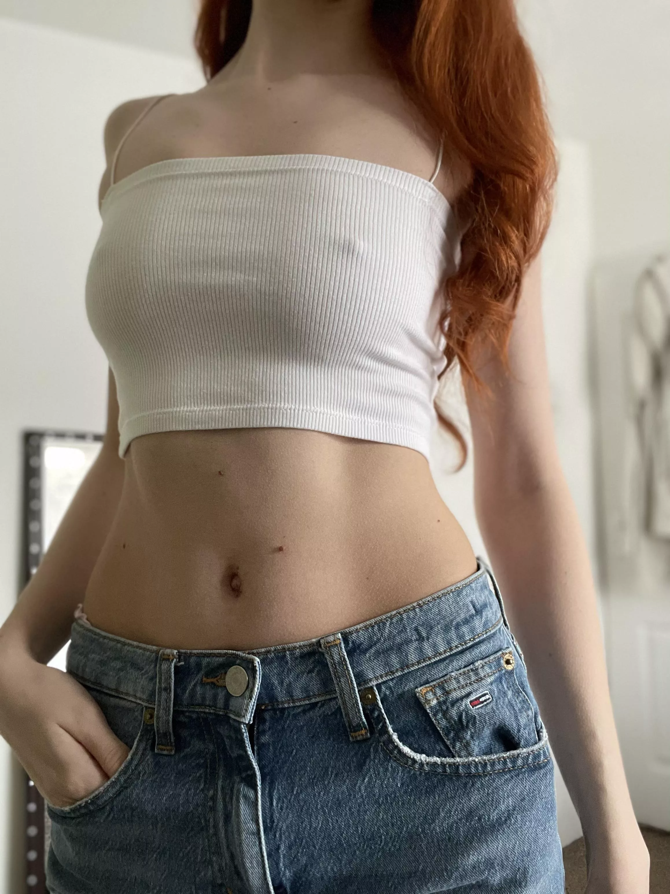 How long did it take for you to notice I have no bra on? posted by long-legzzz