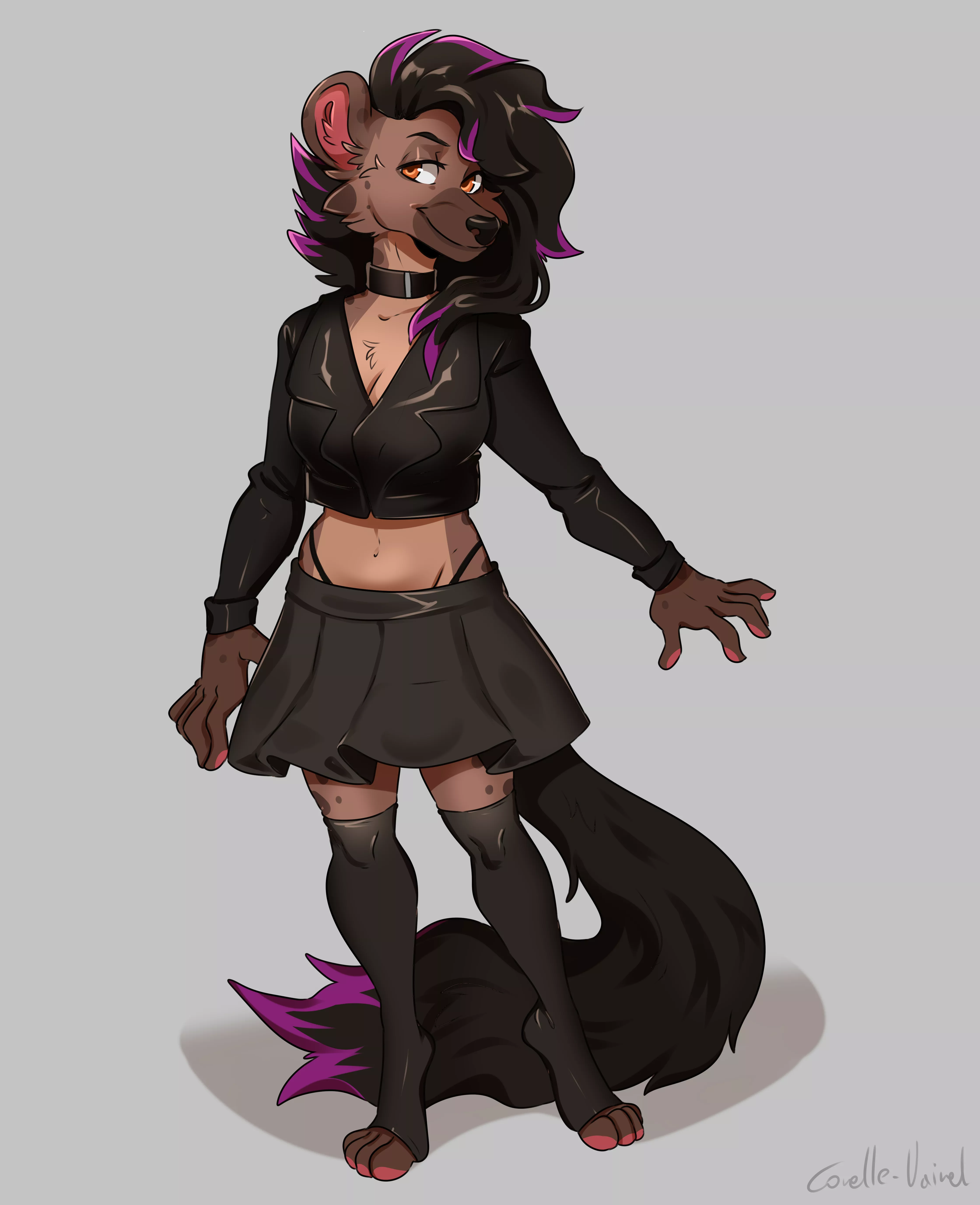 Hyena girl commission I did posted by corelle-vairel