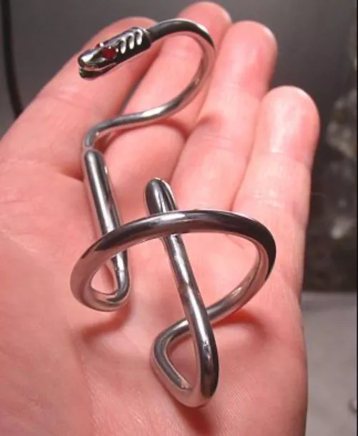 Just sharing a pic of the custom serpent penis plug / cock ring / wrap I made years ago.. by Penisplugsablaze
