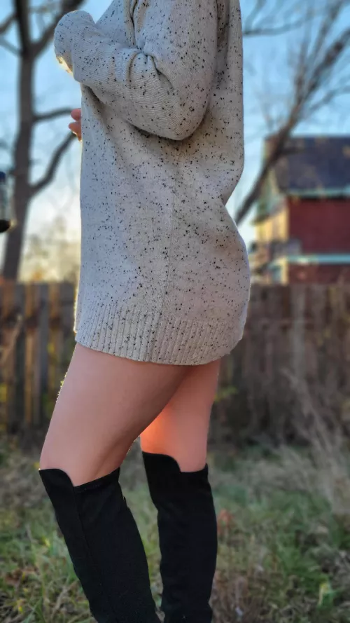 Love this new pair of knee high boots by MarieAtwood