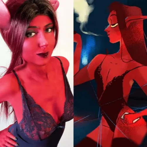 Minthe cosplay from Lore Olympus by Kessie Vao by KestrelleV