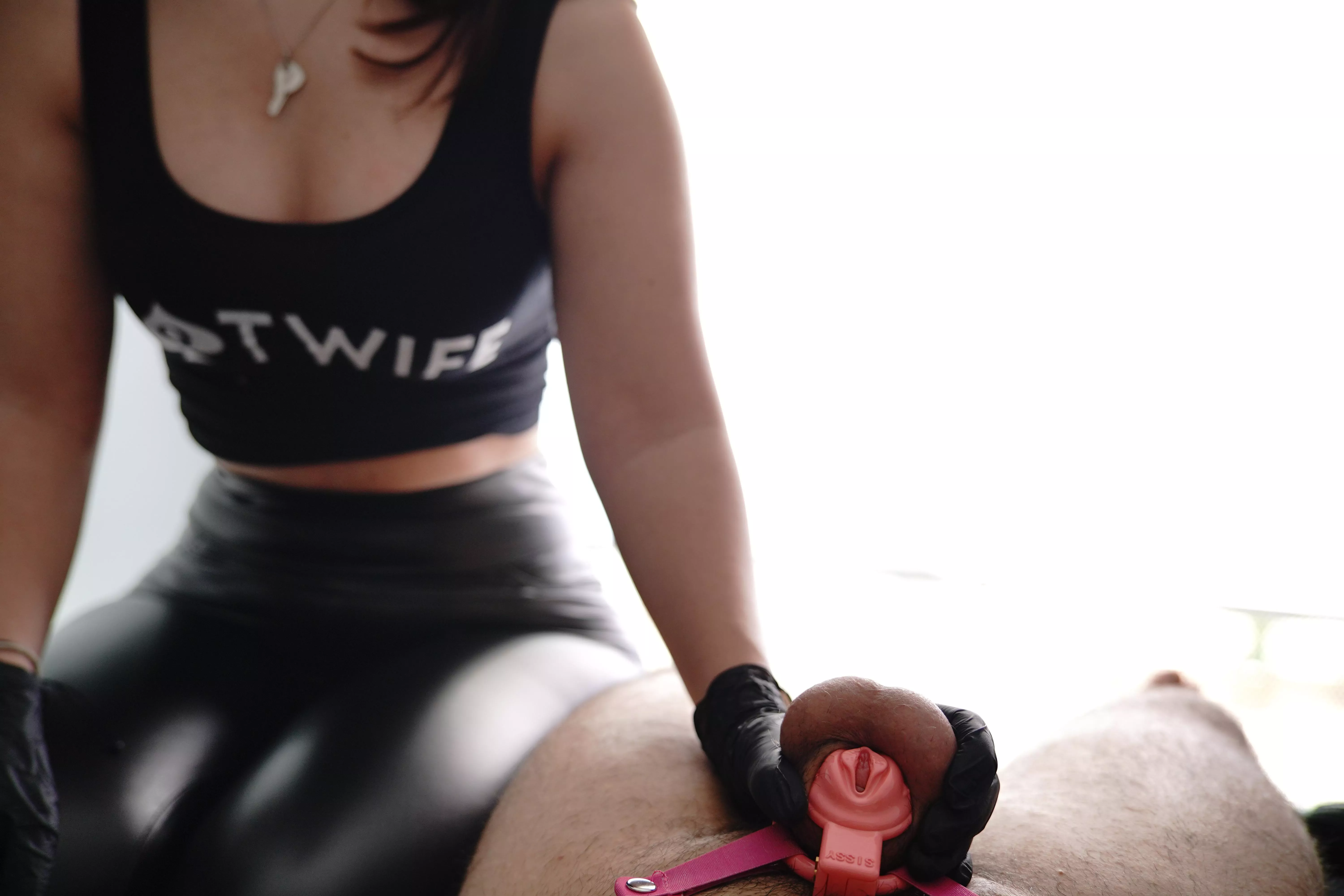 Now I put on latex gloves, only a real cock can feel my hands. And you're not.[domme] posted by EricaFemdom