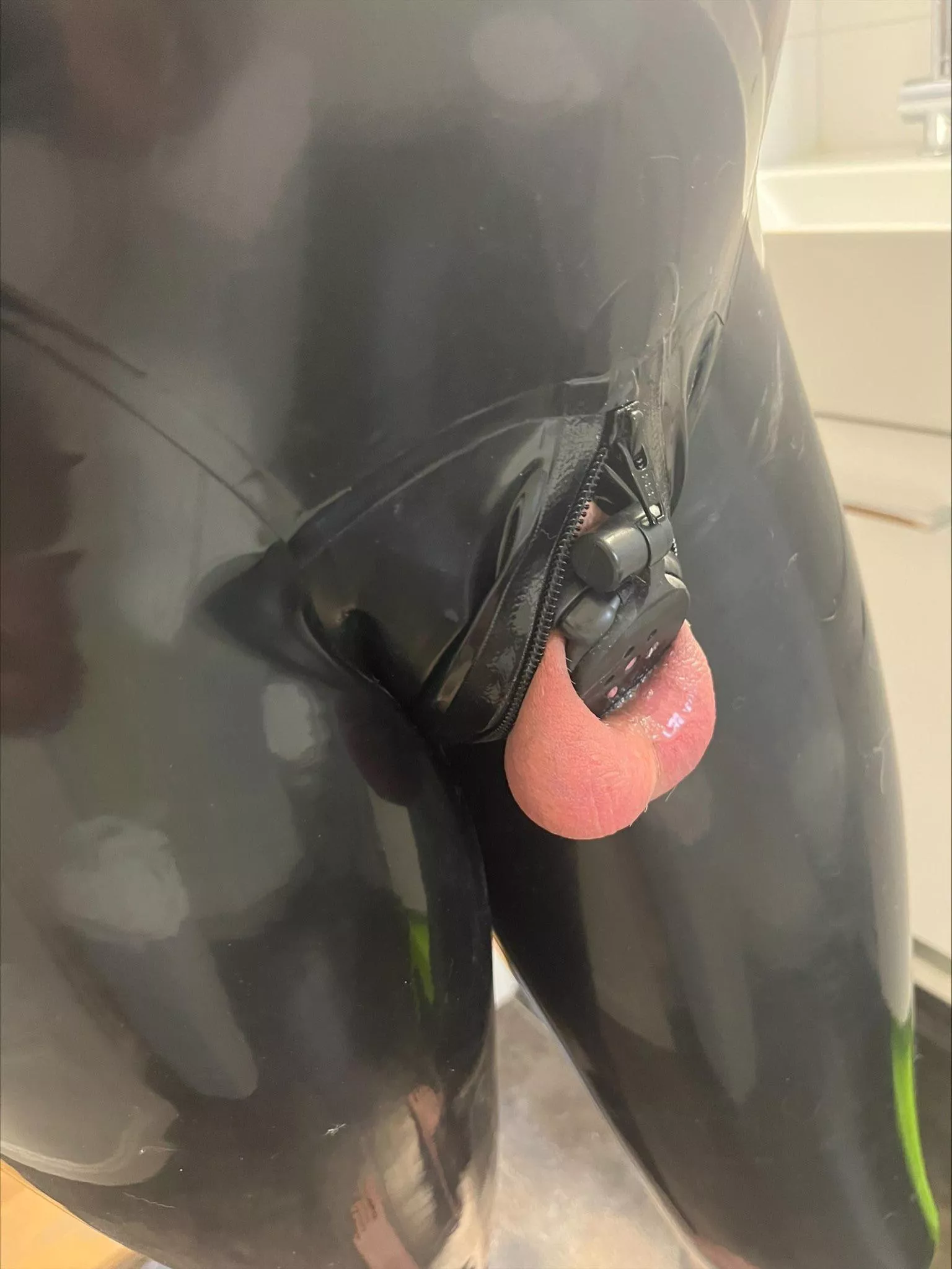 Rubber and chastity make me wet posted by derPEACER