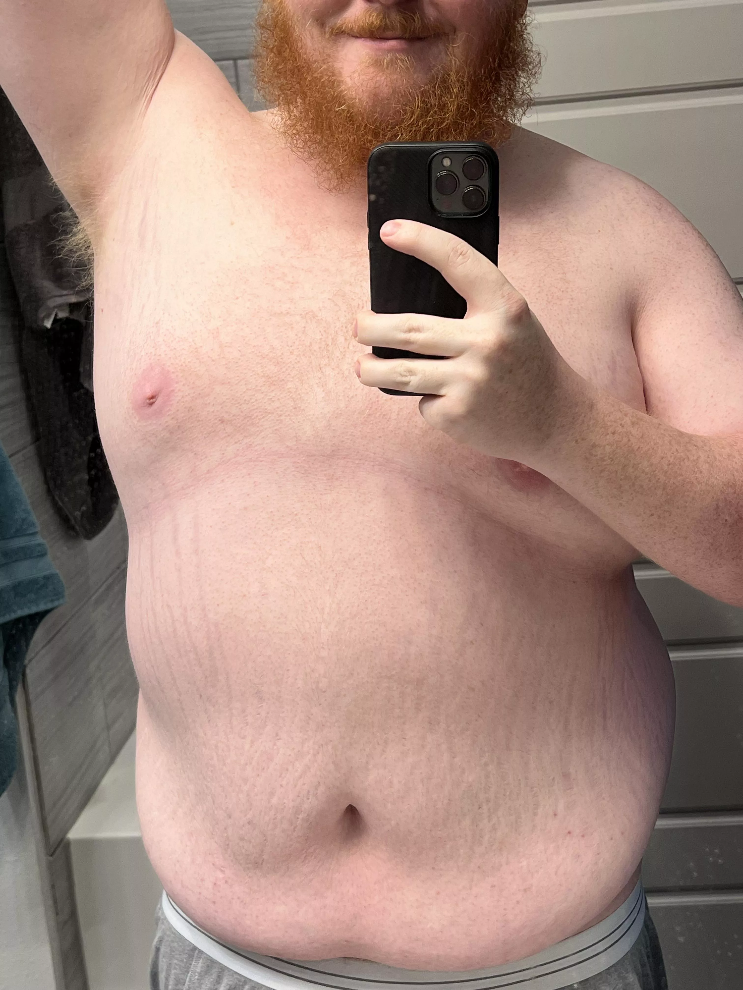 Showing off my tiger stripes this morning posted by greentx002