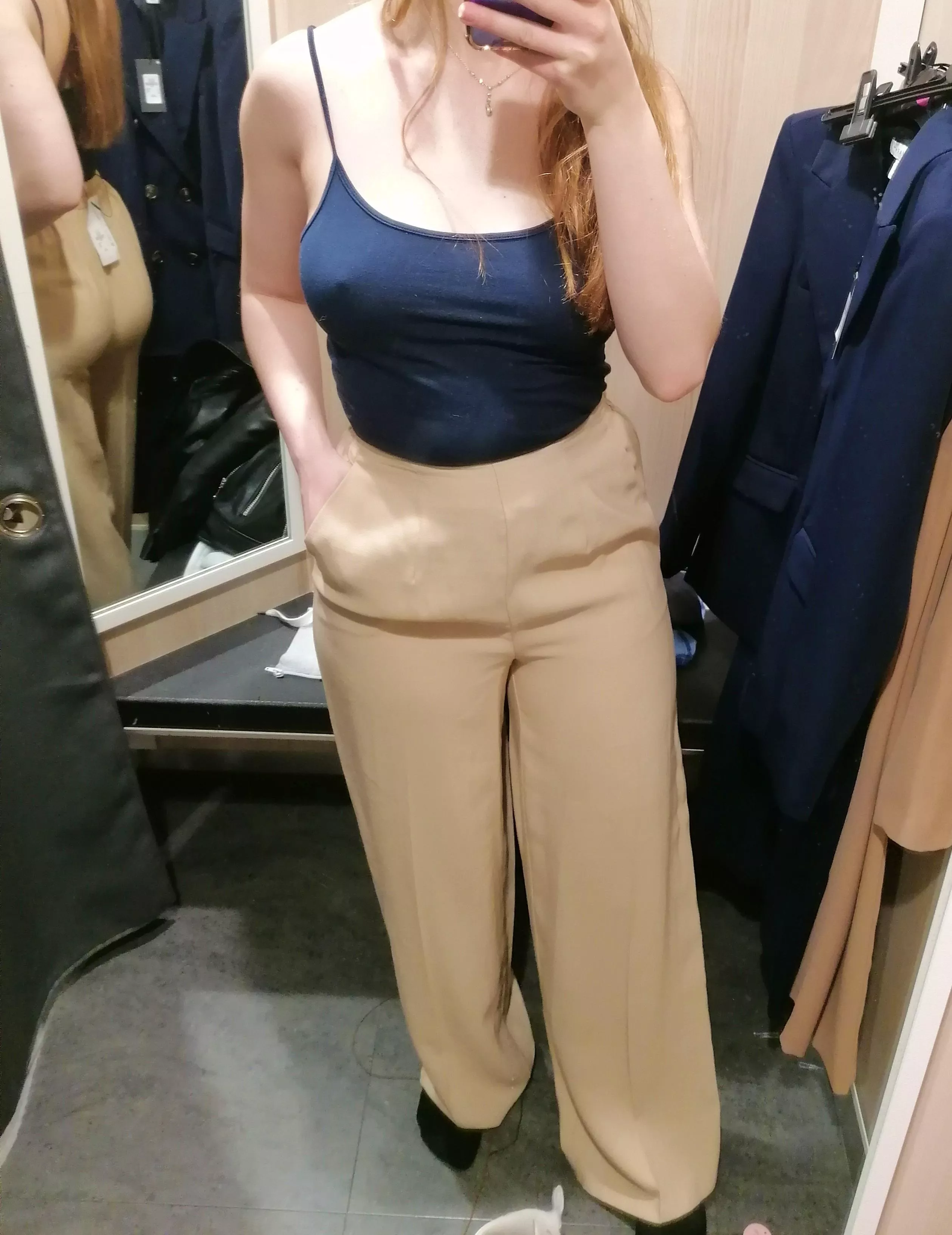 Think this trousers are a bit too wide for me posted by Riley_everyday