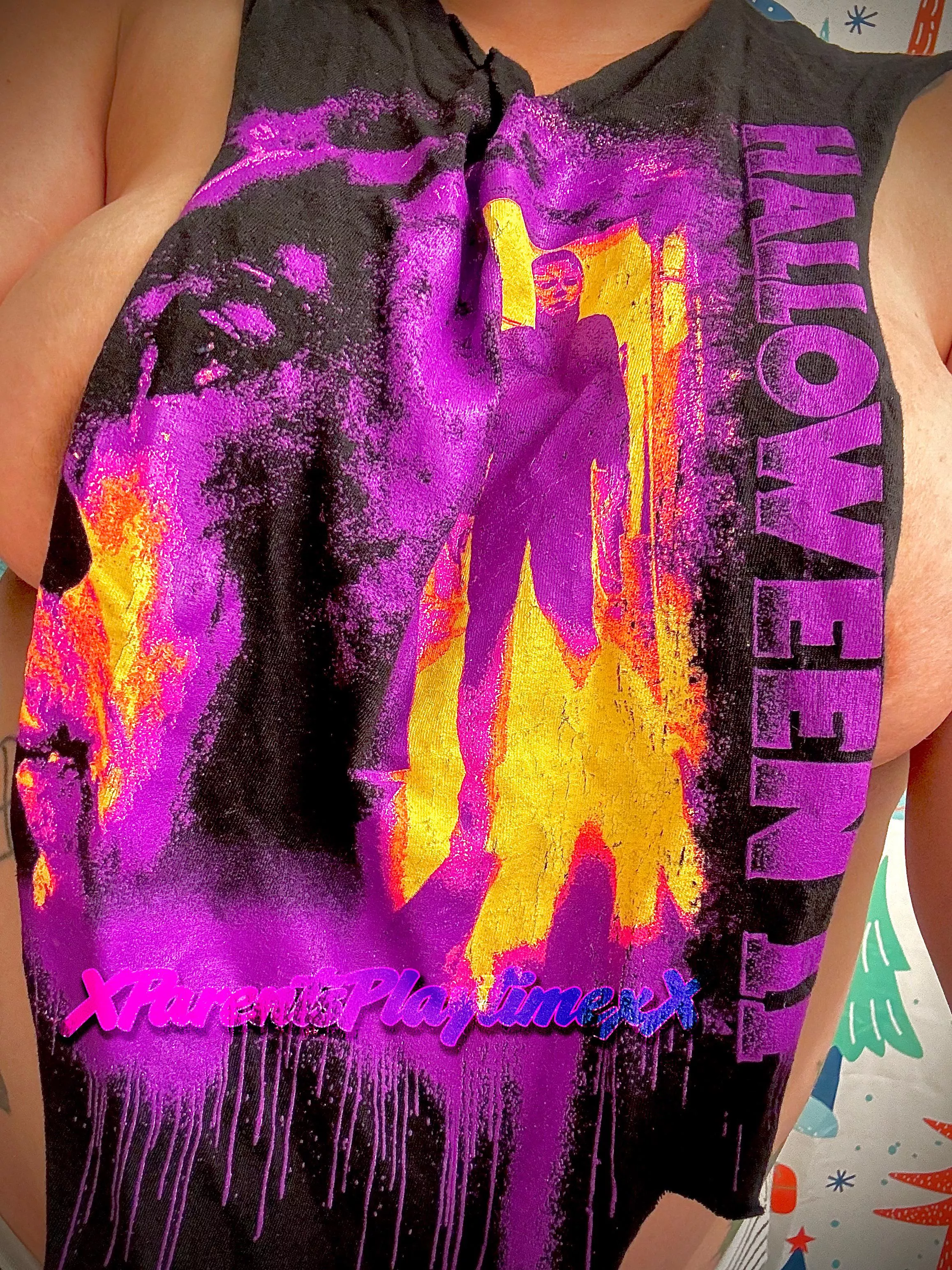 This shirt can barely cover me. Need more coverage? posted by xParentsPlaytimeXx