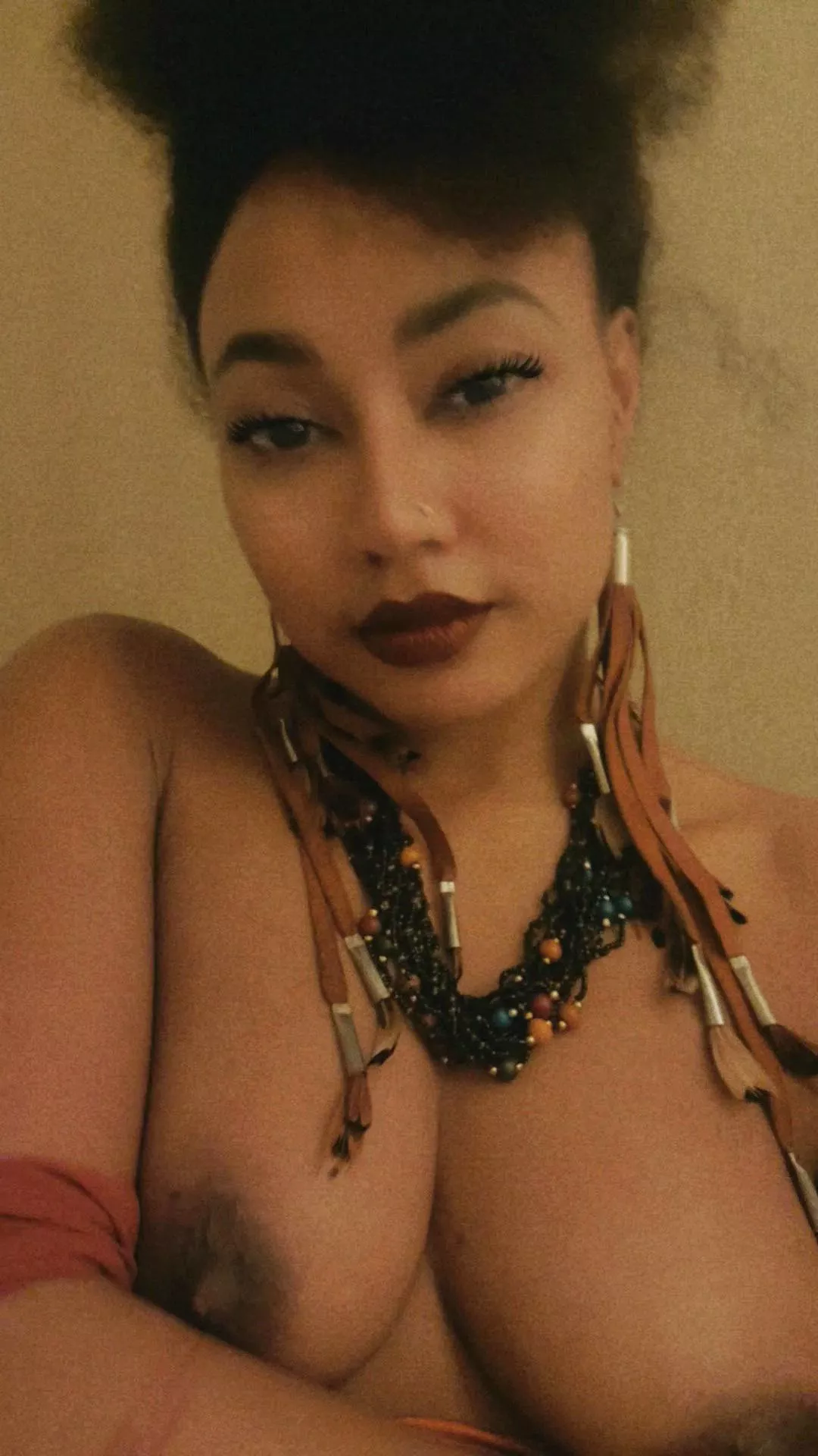 What does this look say to you? posted by GoddessLeVianFoxx