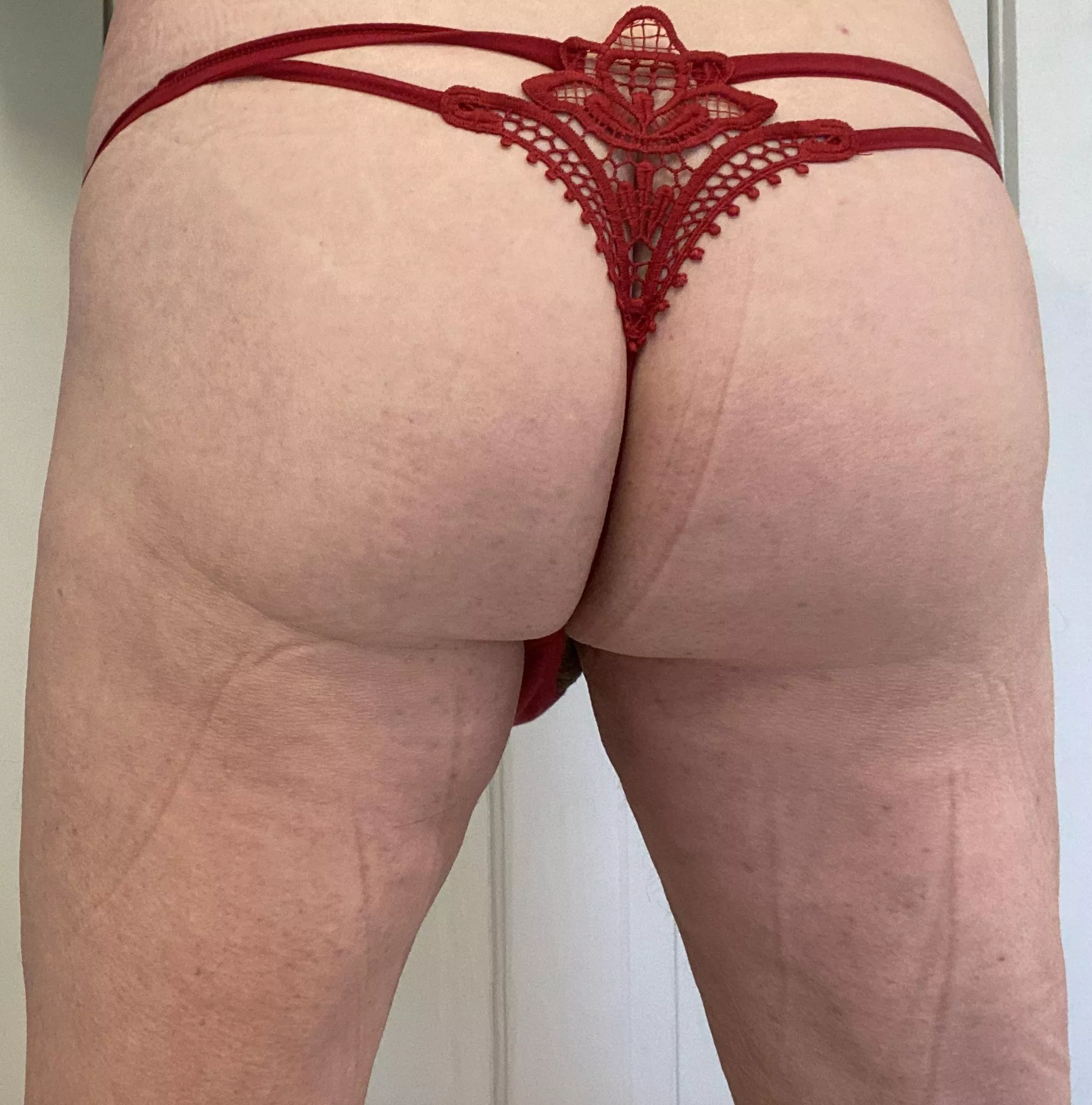 Wine colored thong, feels good posted by harrym4242ette