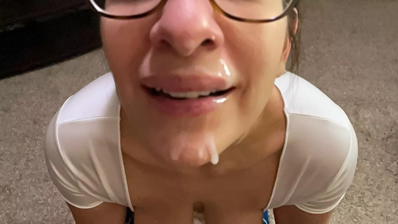 Would you be mad if I didn’t get it all in my mouth? posted by angel_inara