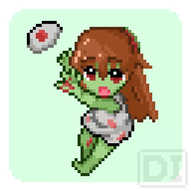 Zombie nurse | art by Darkinjection posted by Darkinjection