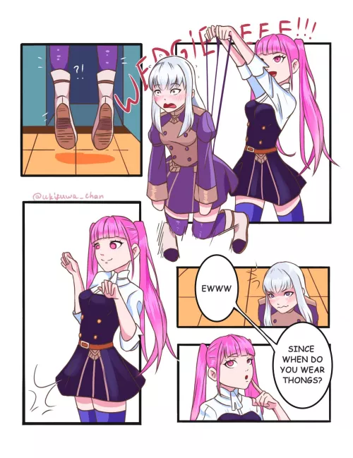 Alternate Universe where Hilda is a 90's School Bully (ukifywa) by TwistAccomplished99