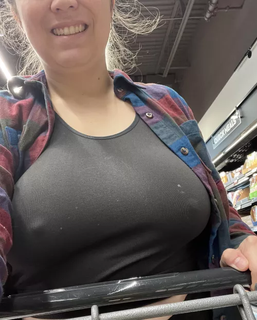 Always braless on Aldi grocery runs by ErynSacs