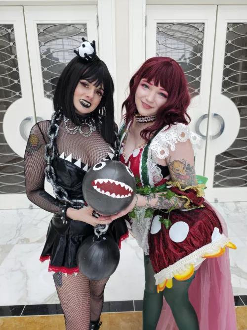 Chain chomp and piranha  plant by elizawitchcosplay and Elle.chu by ElizawitchCosplay