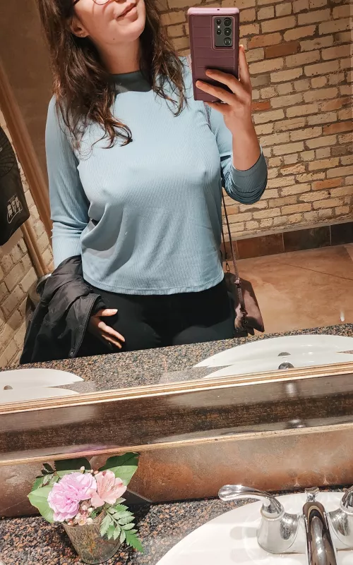 He loves when other men stare at my hard nipples in public  by Delightfulbliss7