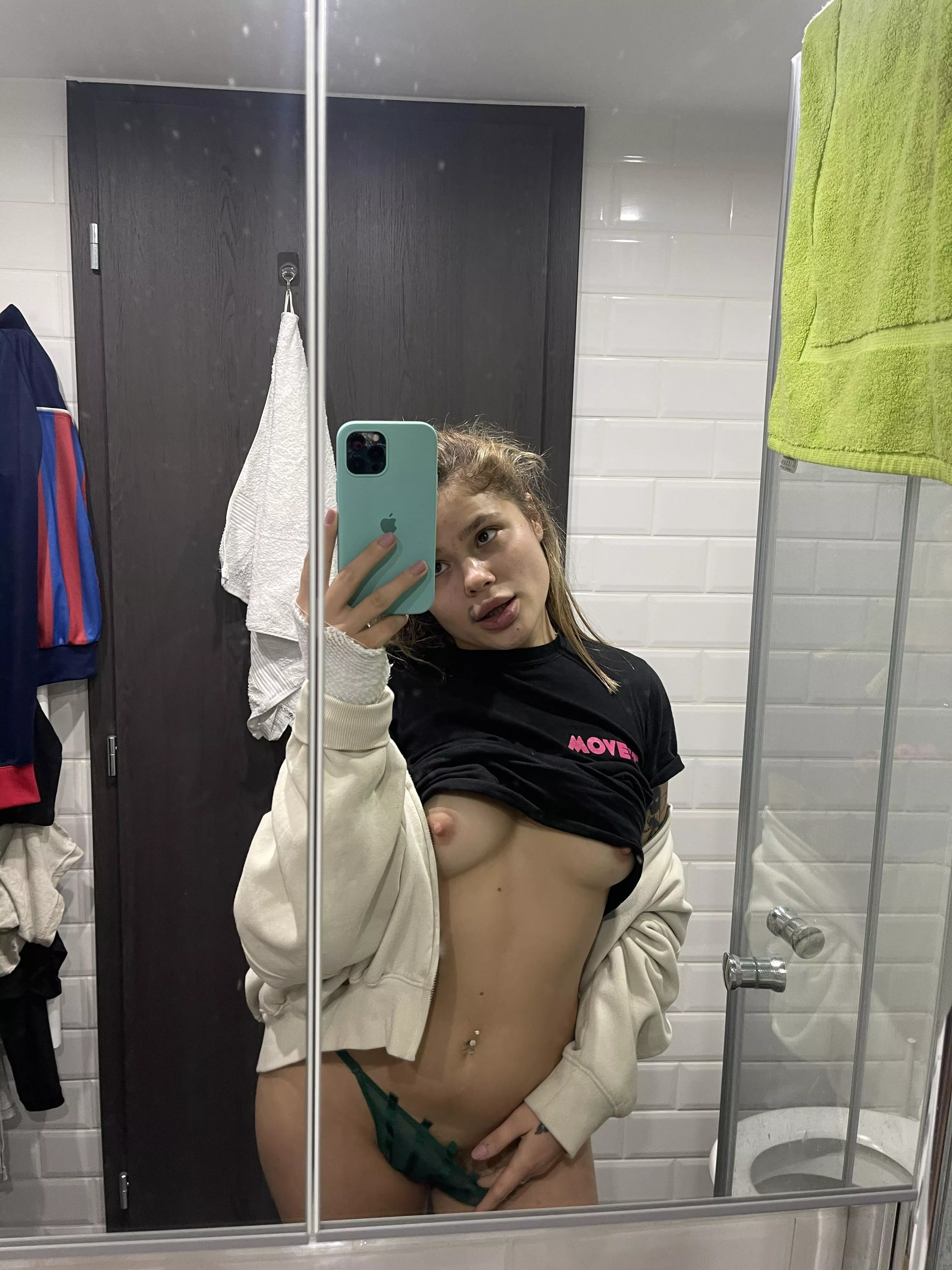 I can't go to the shower without taking a selfie in front of the mirror posted by dismallythrone79