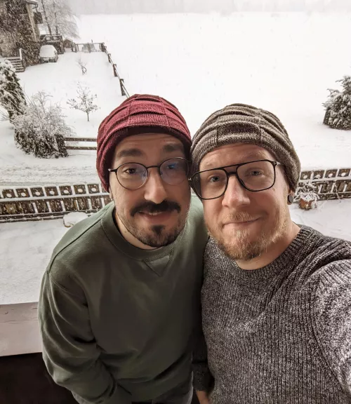 Playing on wintersport vacation  by Socks2877