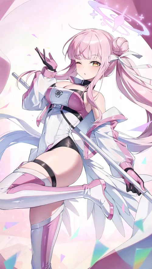 Race Queen Mika [Blue Archive] by CheetahSperm18