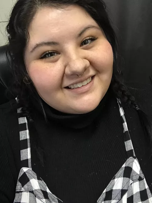 Rocking the braided pigtails (will work for a lint roller lol) by 0ceanshore