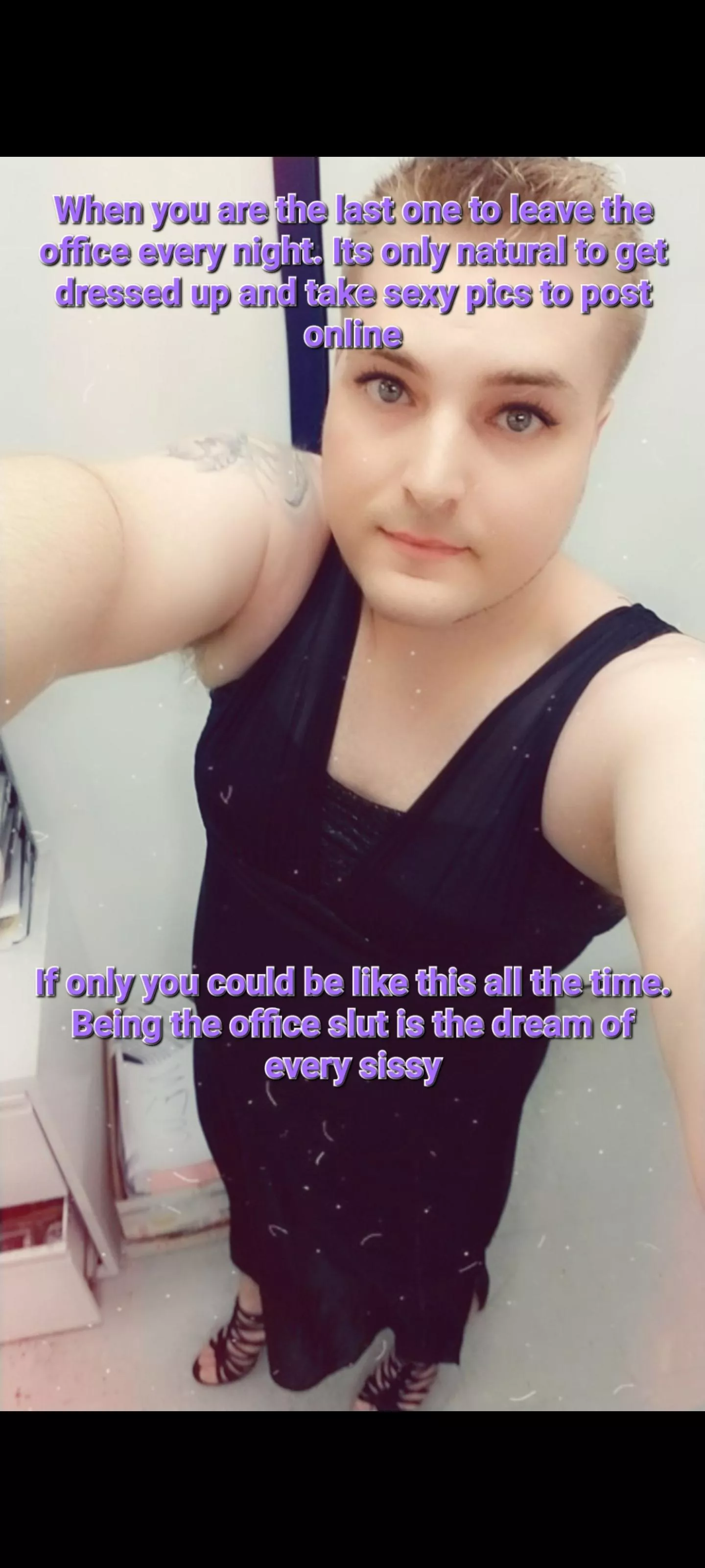 Sissy office slut is the dream job posted by Hidden-sanctuary