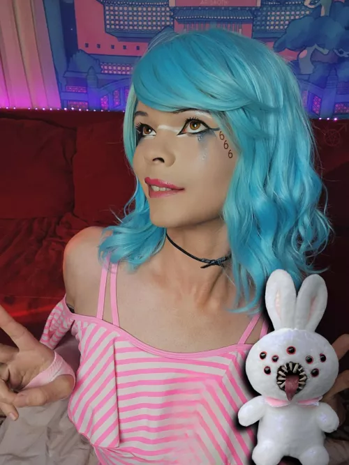 The teddy stays 😼 by Slythefemboy