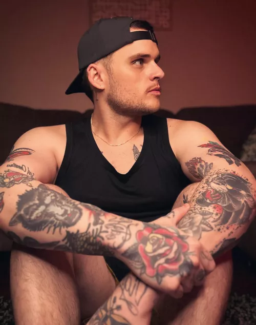 thinking about new tattoos by Brush_Beneficial