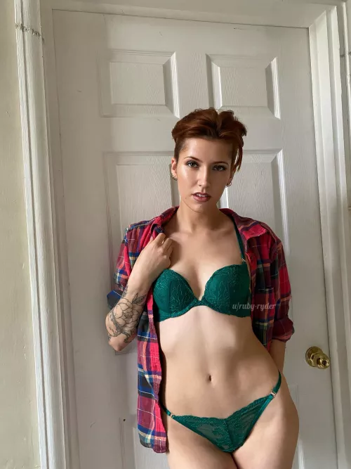 This flannel is nice, but I bet you could warm me up faster by ruby-ryder