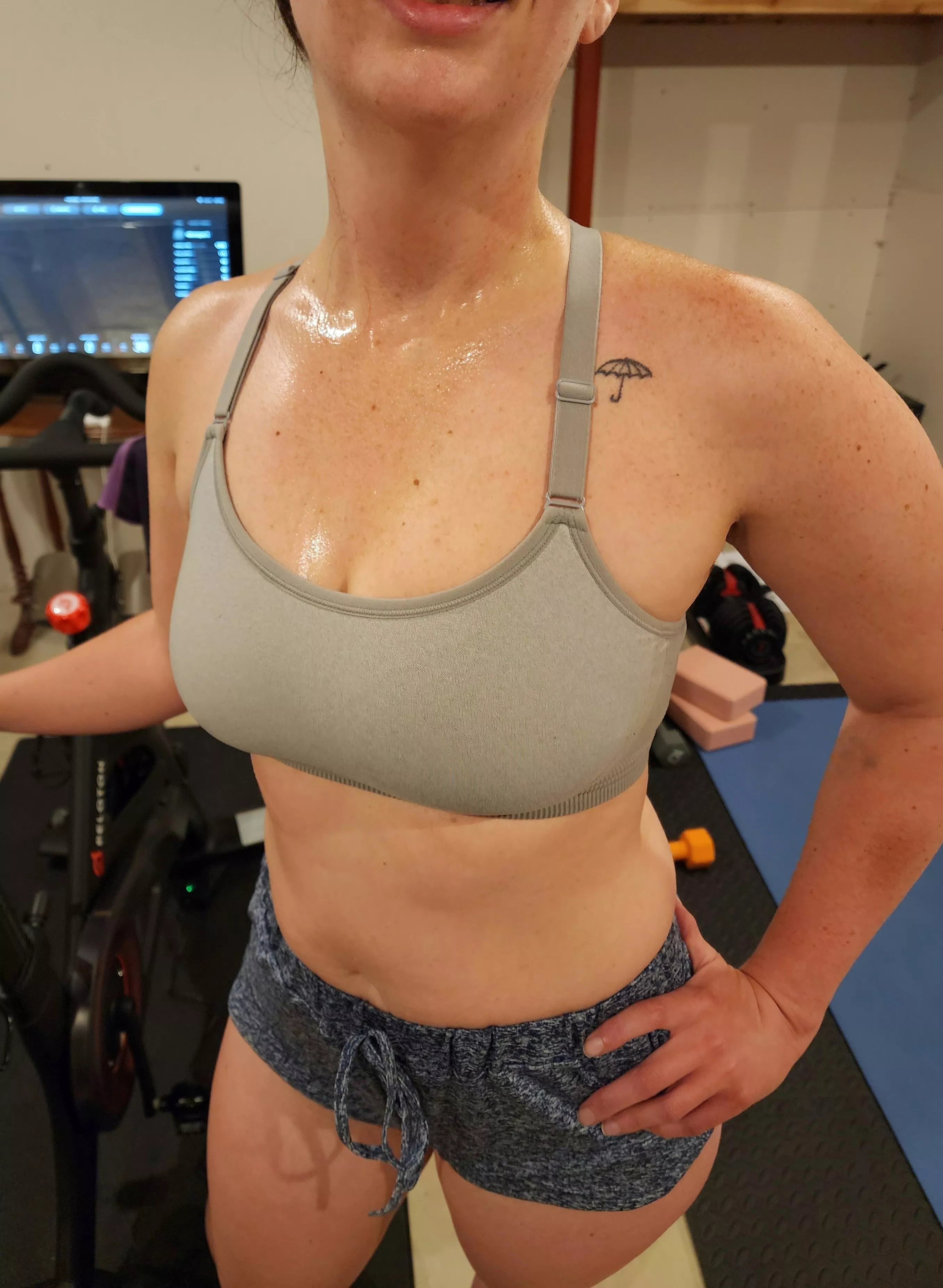Time to go get clean after a good workout [F]  posted by TimidLilyGirl