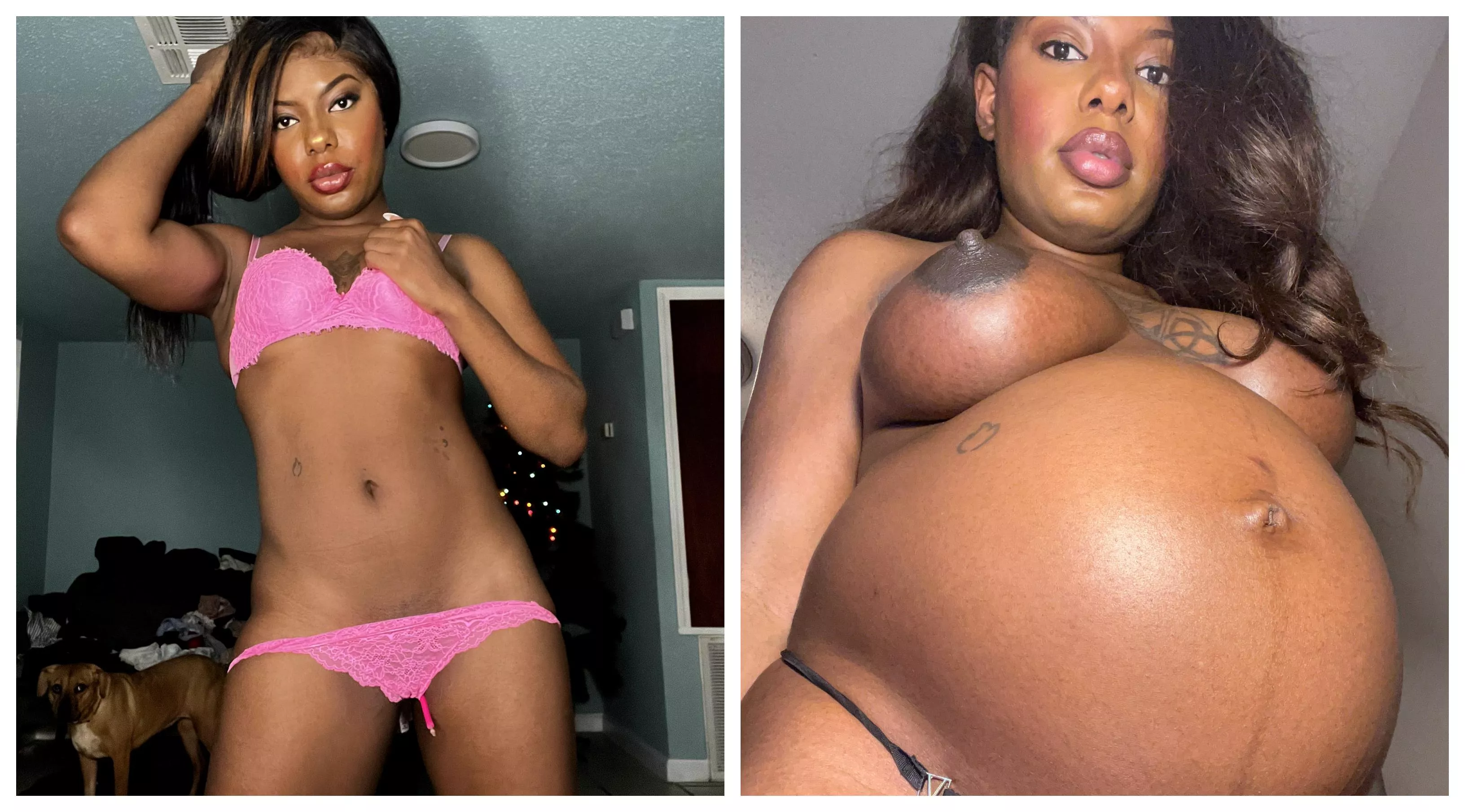 WOW i changed so much after getting pregnant posted by Yellowjellybeangun