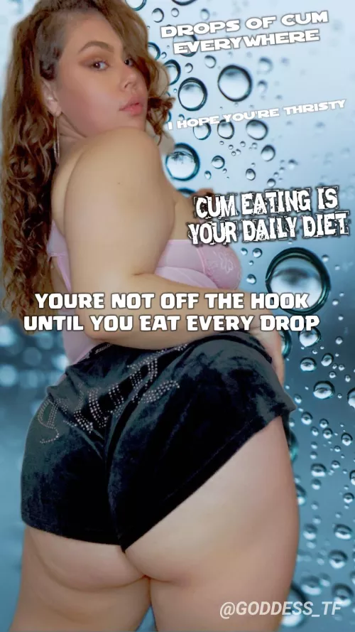 You're Not Off The Hook Until You Eat EVERY Last Drop 🤤 by Goddess_T-F