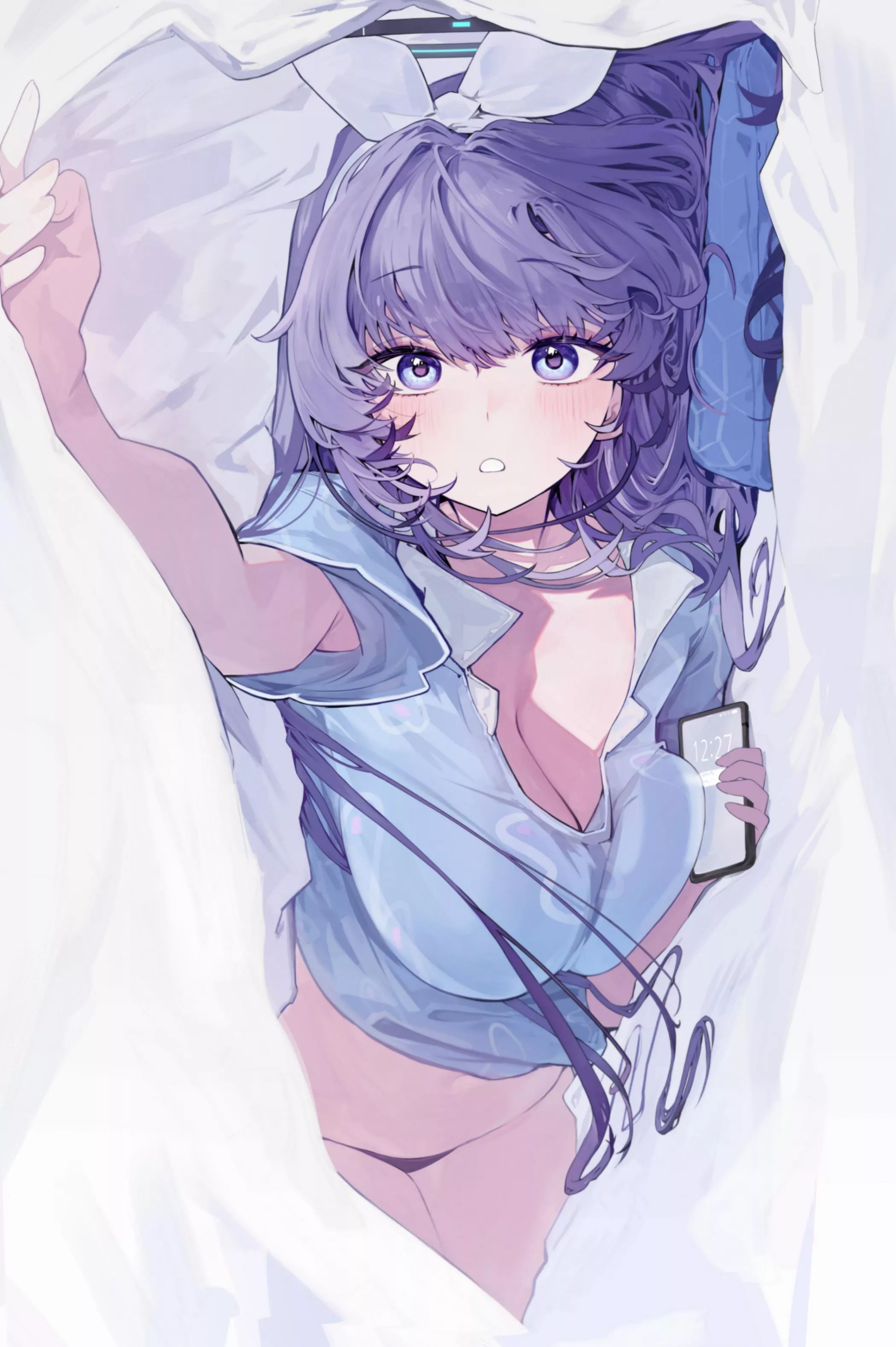 Yuuka under the quilt (blue archive) posted by Ventionen