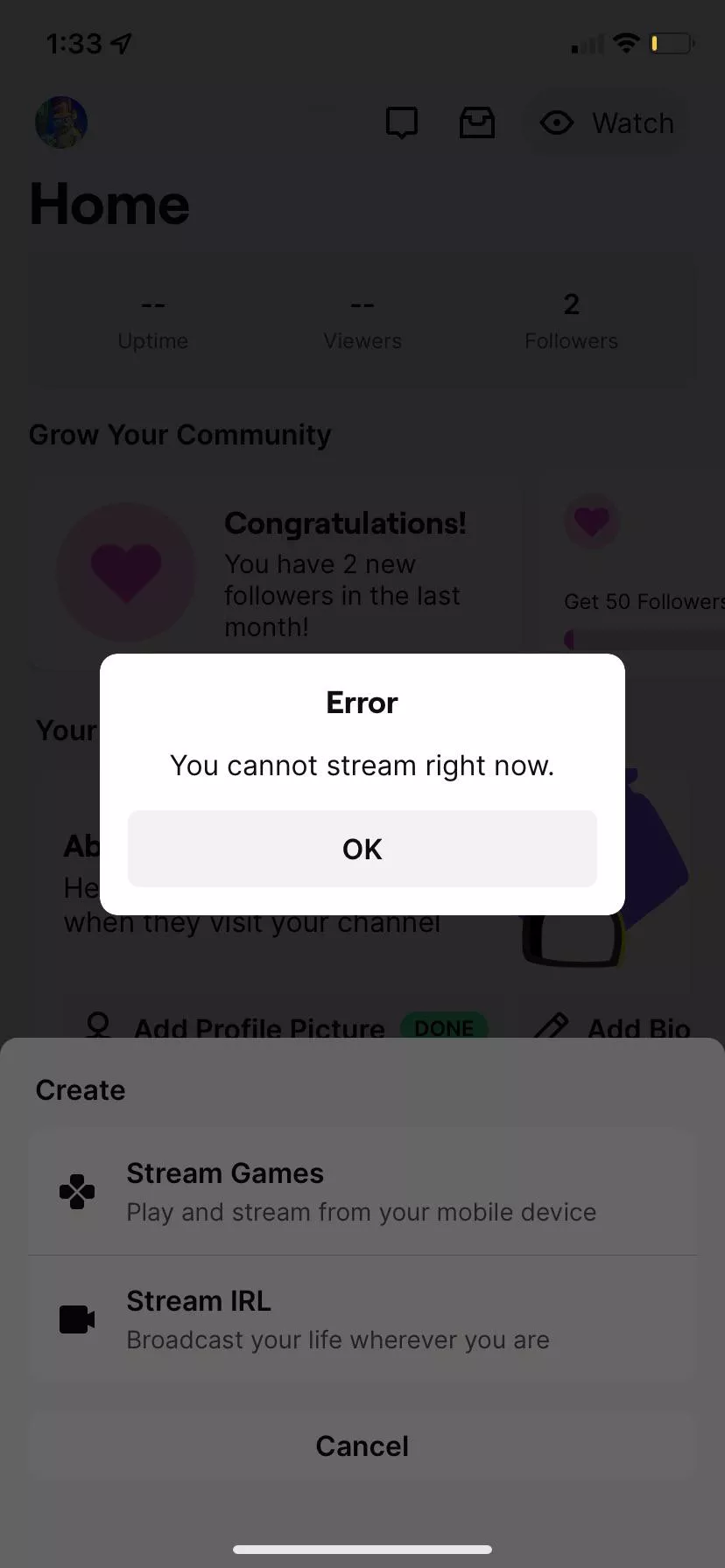 Anyone know why I cant stream from my phone posted by Expensive-Invite-134