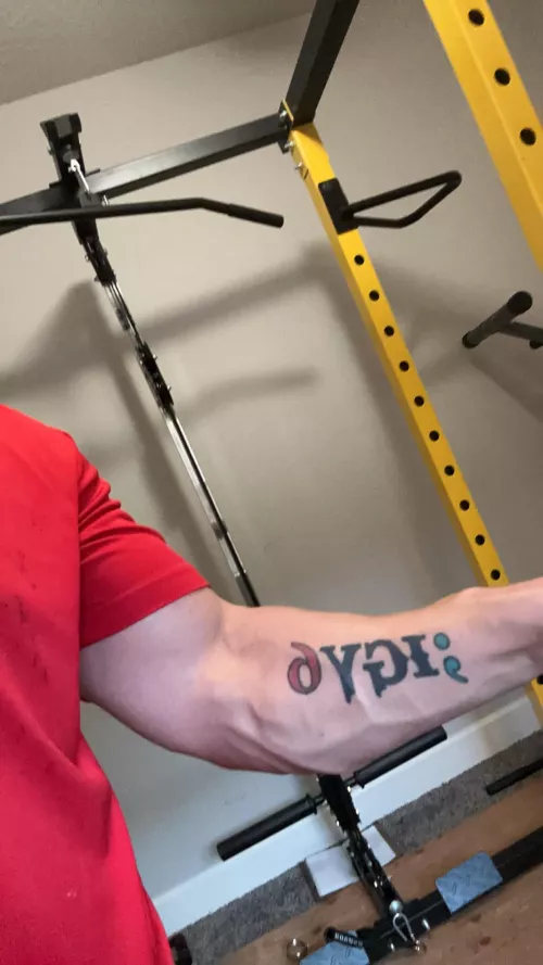 Arm day pump by Not-Michael-Scott