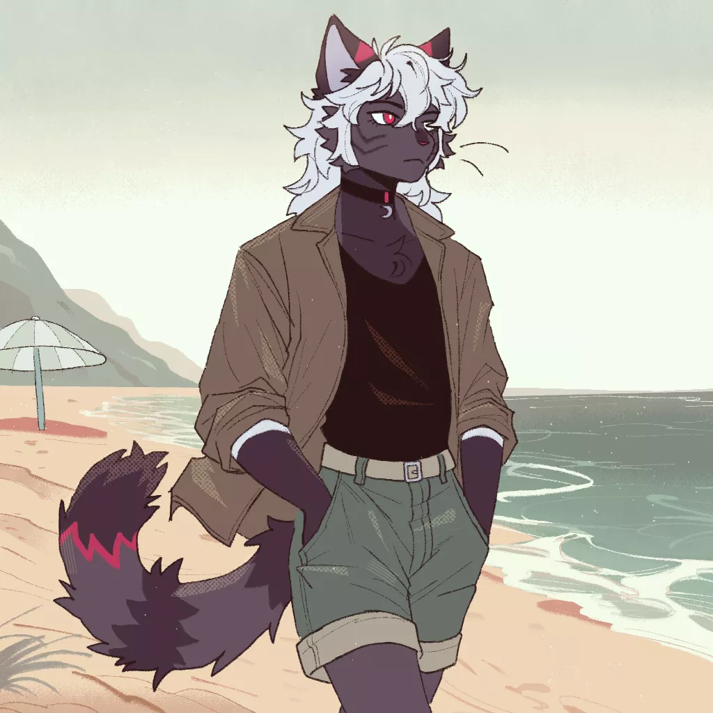 beach walk (by me) posted by trigunstampede